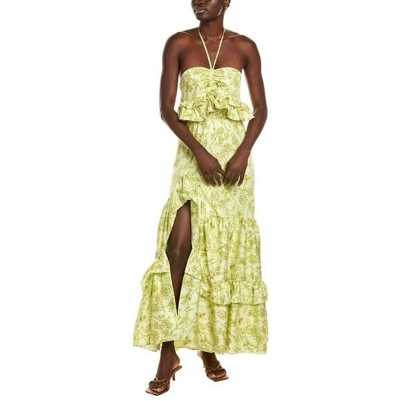Hutch Rocco Floral Halter Neck Maxi Dress Size Small BNWT - Picture 1 of 6